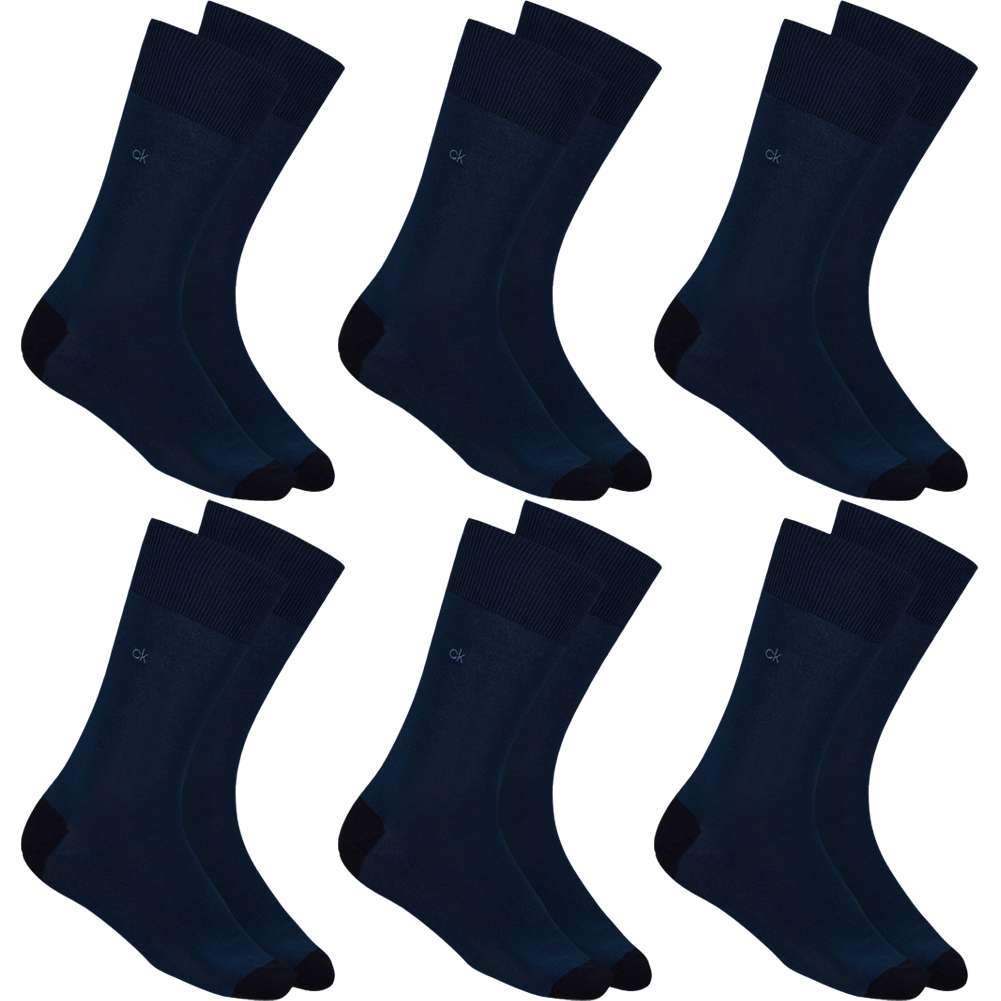 Calvin Klein Herren Socken 6 Paar 100001805-003