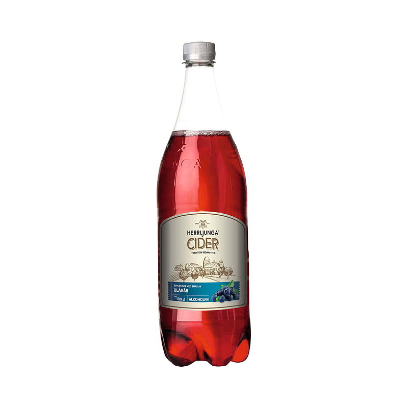 Herrljunga Blåbærcider 1 liter, Herrljunga