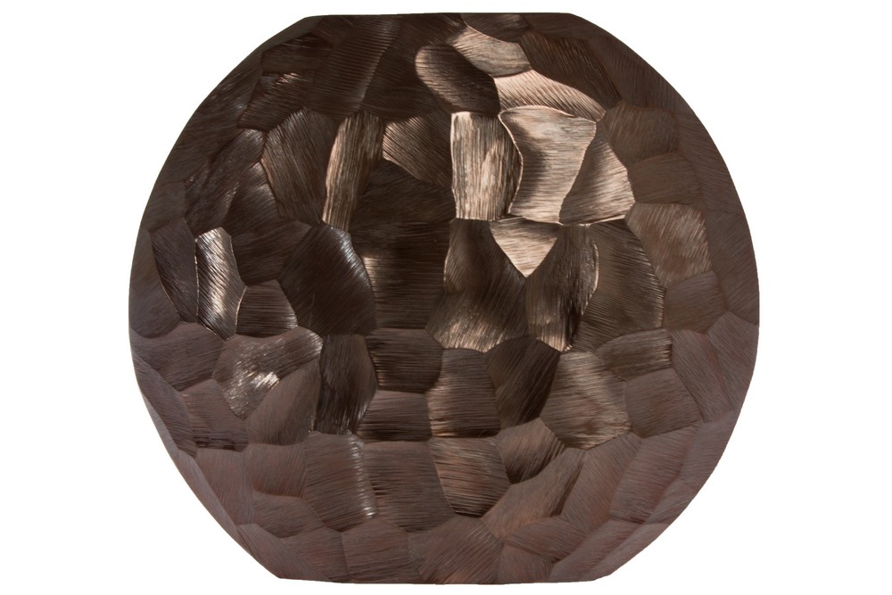 MyFlair My Flair Vase rund, gehämmert Bronze, klein