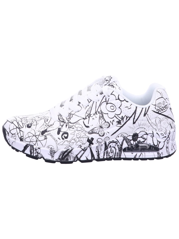 Skechers Schnürschuhe UNO - PROCESS SKETCH in Weiß günstig kaufen