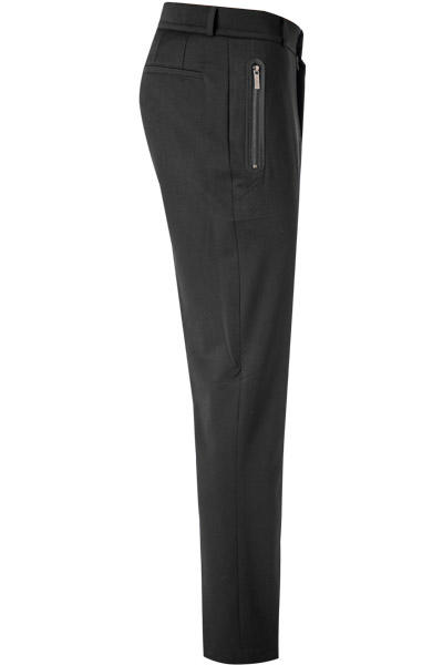 KARL LAGERFELD, Hose, Mikrofaser waschbar, schwarz