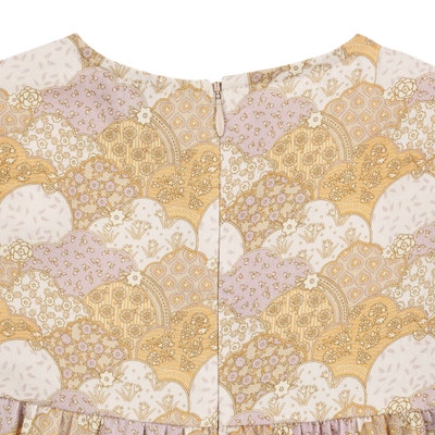 Bluse langarm, braun für Mädchen