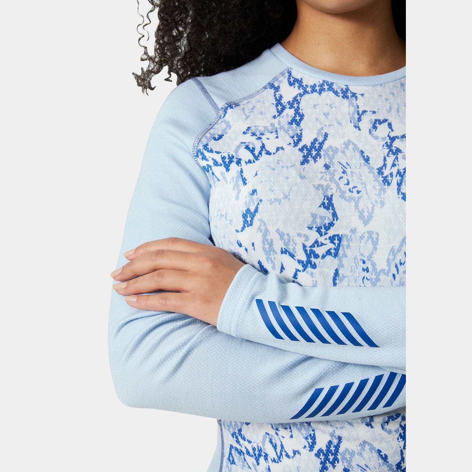 Women’s LIFA® Merino Midweight Graphic Long-Sleeve Crew Base Layer