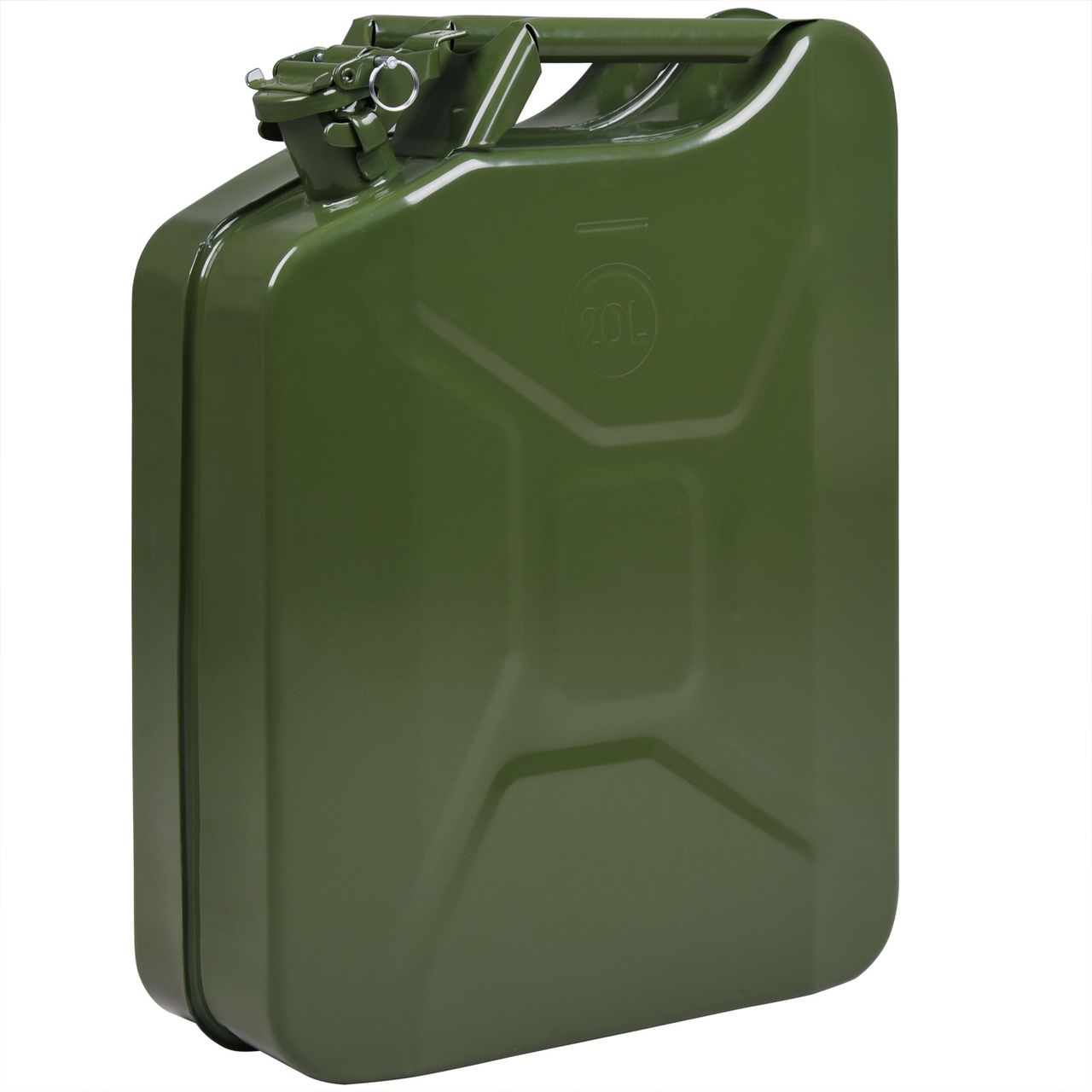 Monzana Metallkanister 20L 46 x 36 x 17cm olivgrün