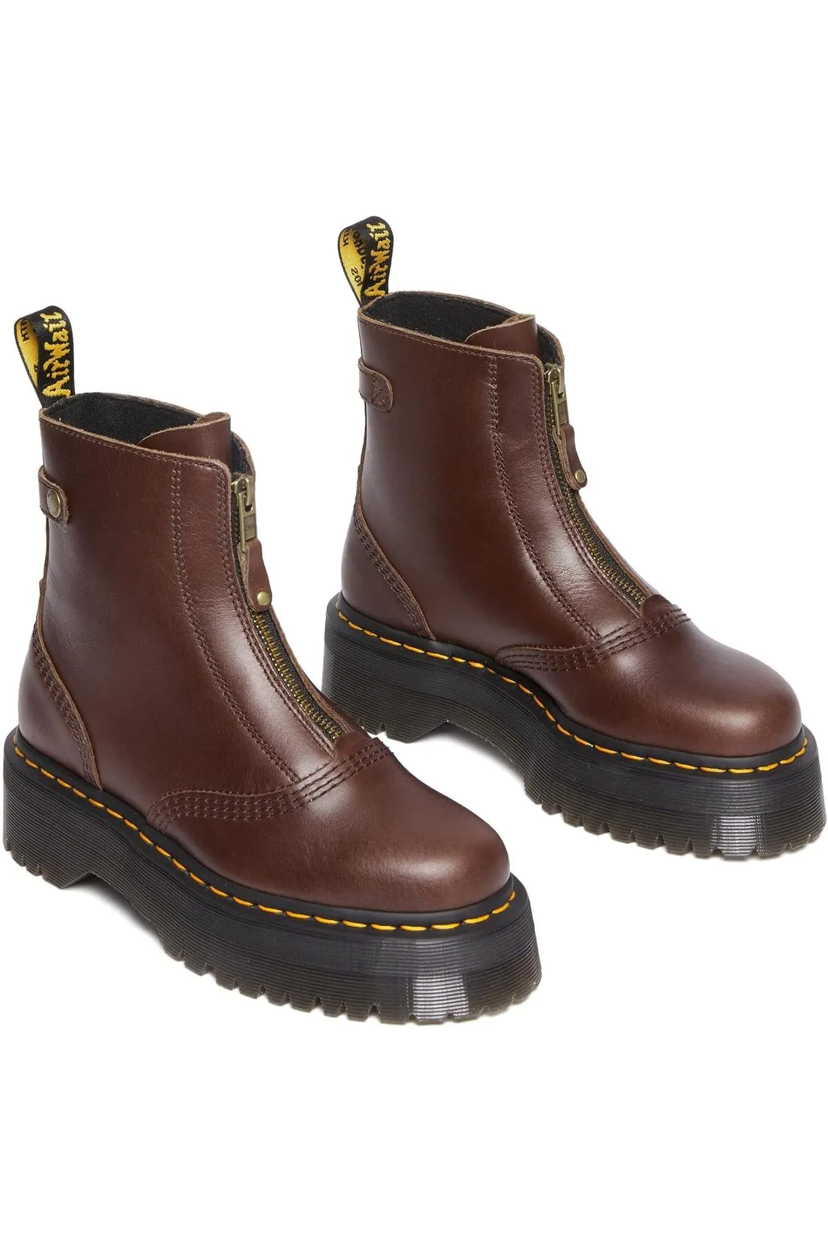 Dr. Martens  Stiefelette - Braun - Blockabsatz