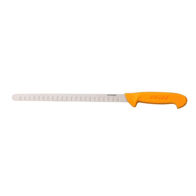 Swibo Profi-Küchenmesser, Schinkenmesser, Lachsmesser, mit 30 cm Flex Alveolen