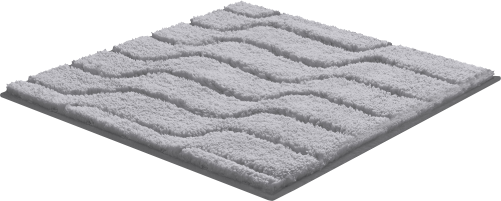 Badteppich Vogue grau