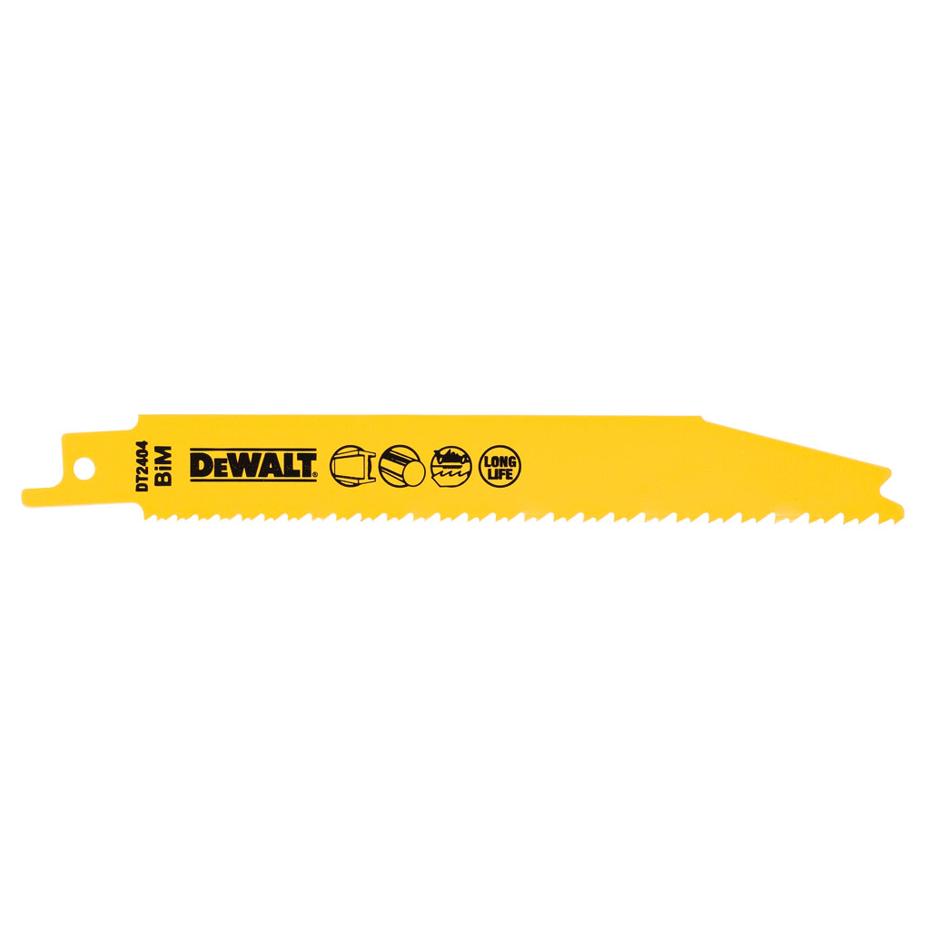 DeWalt pribor DT2404-QZ HCS 152 x 1,75 - 3 mm Listovi za recipročnu pilu za metal, 5 komada