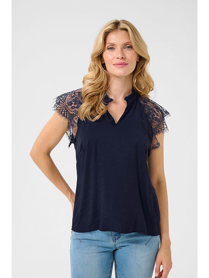 Cream Bluse 