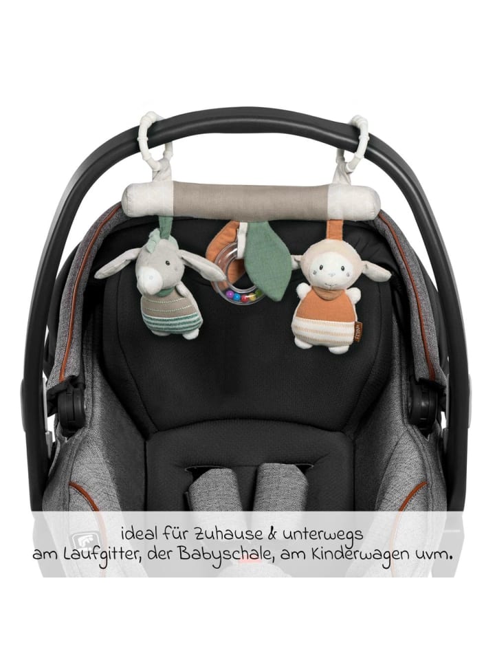 Fehn Activity-Trapez mit Rassel & Quietsche - Esel & Schaf in grau,bunt günstig kaufen onesize