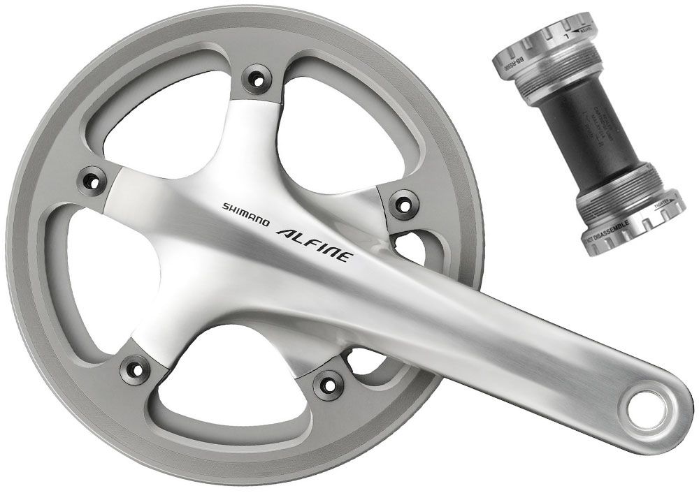 Shimano ALFINE FC-S501 Kurbel mit einfachem Kettenschutzring kaufen | Bike-Discount