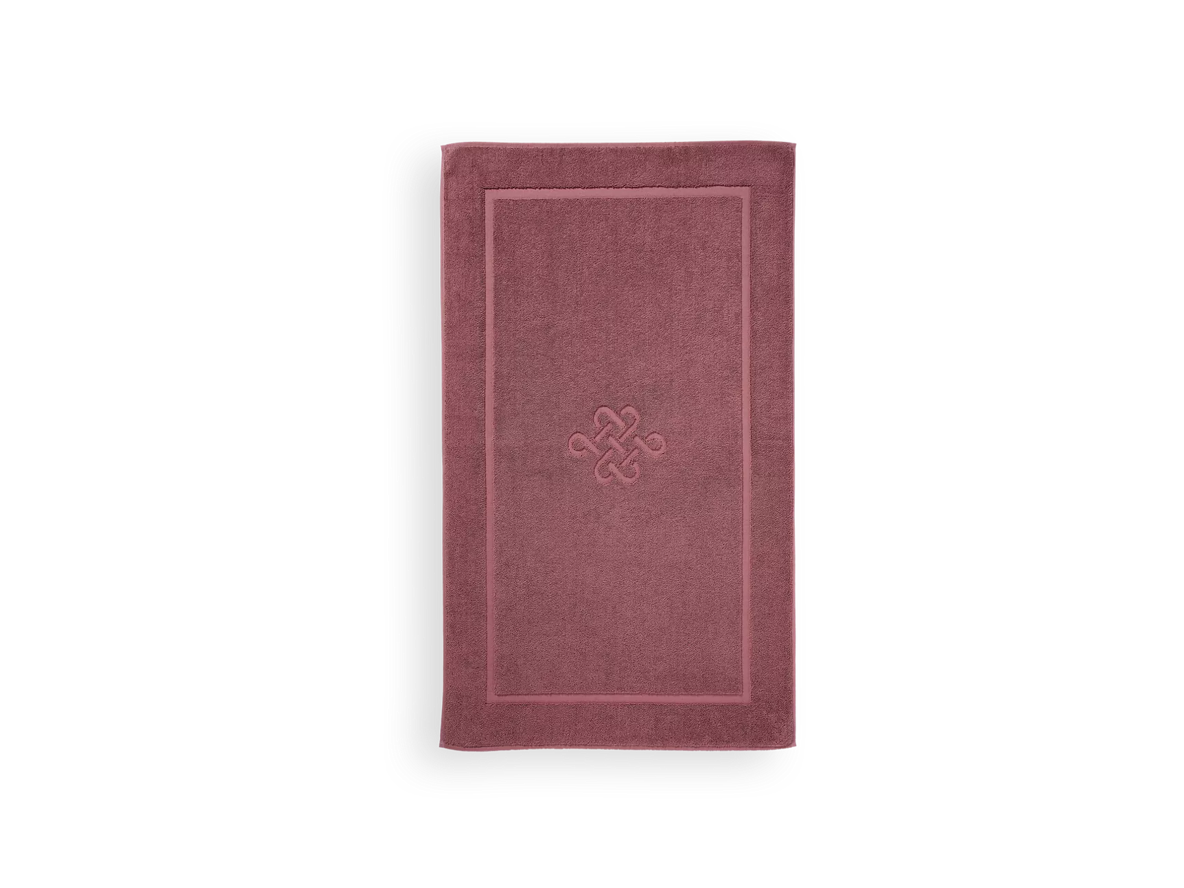 Tapis de bain en coton ultra doux 60x90cm Rose poudré