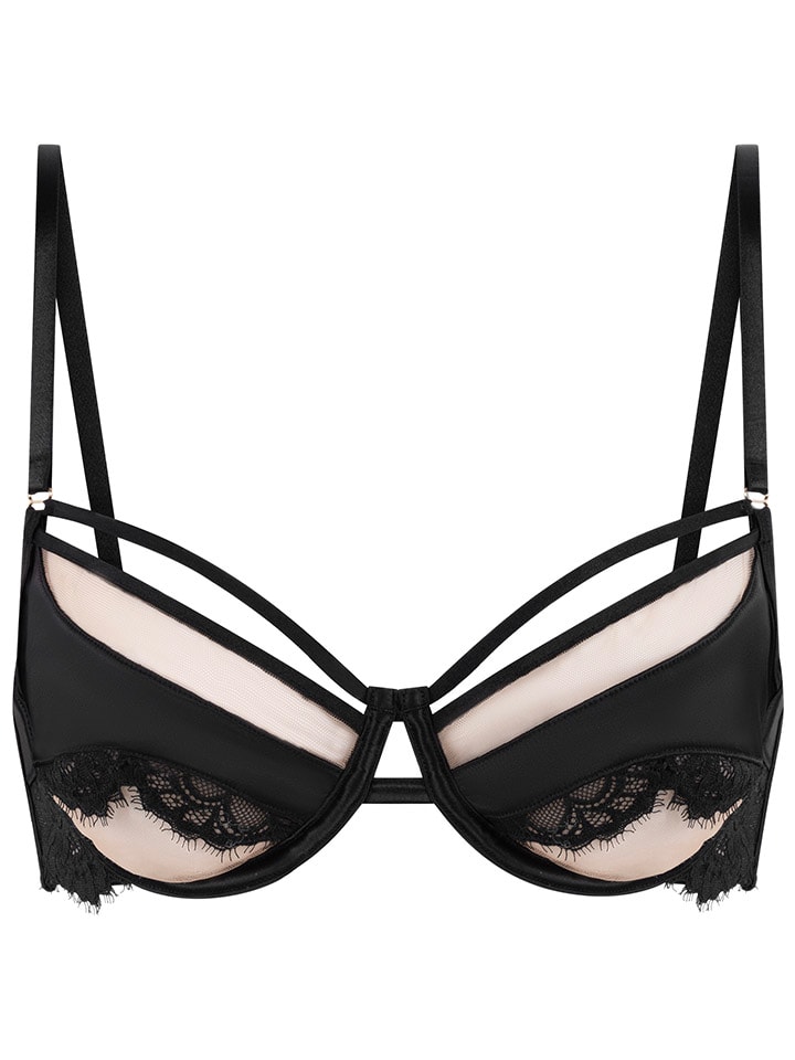 Hunkemöller Bügel-BH in Schwarz/ Creme günstig kaufen