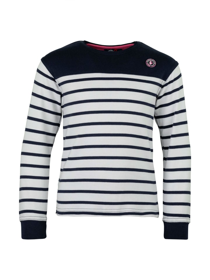 SCHIETWETTER Auri, Pullover in weiß-navy/pink günstig kaufen