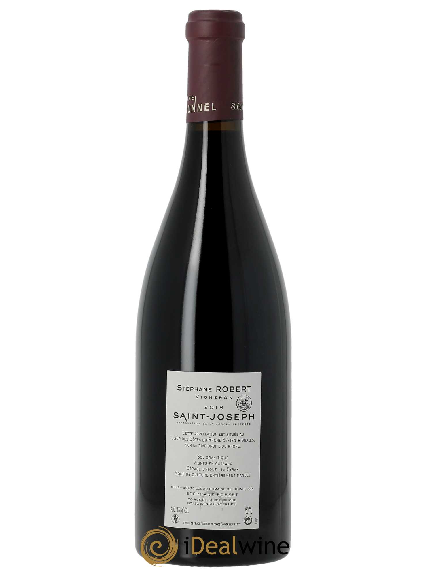 Saint-Joseph Tunnel (Domaine du)  2018 - Lot de 1 Bouteille