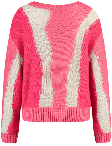 Pullover mit Farbmuster