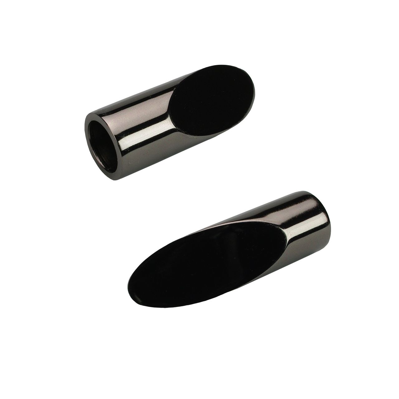 Bella Casa Endstück Endknopf für Stilstange Gardinenstange Profilrohr 16 mm Ø, Cut, titan