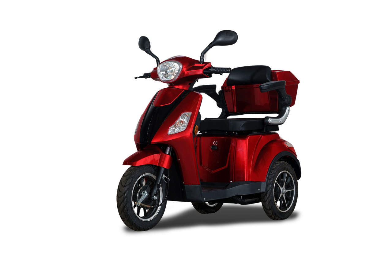 Stormborn R3 Elektro-Dreiradroller 25 km/h rot