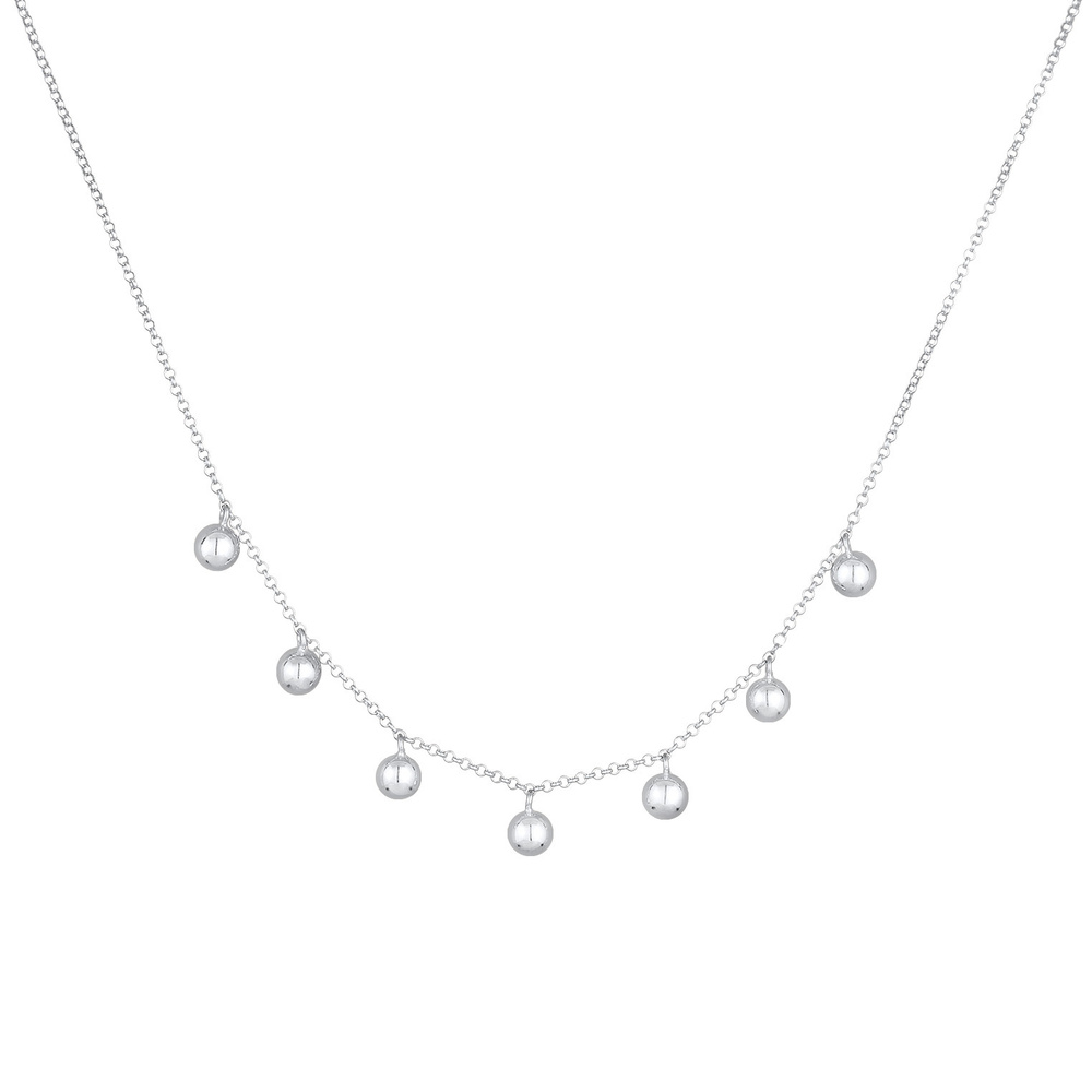 Elli Elli Collier Femmes pendentif solitaire étincelant avec cristaux en argent sterli collier