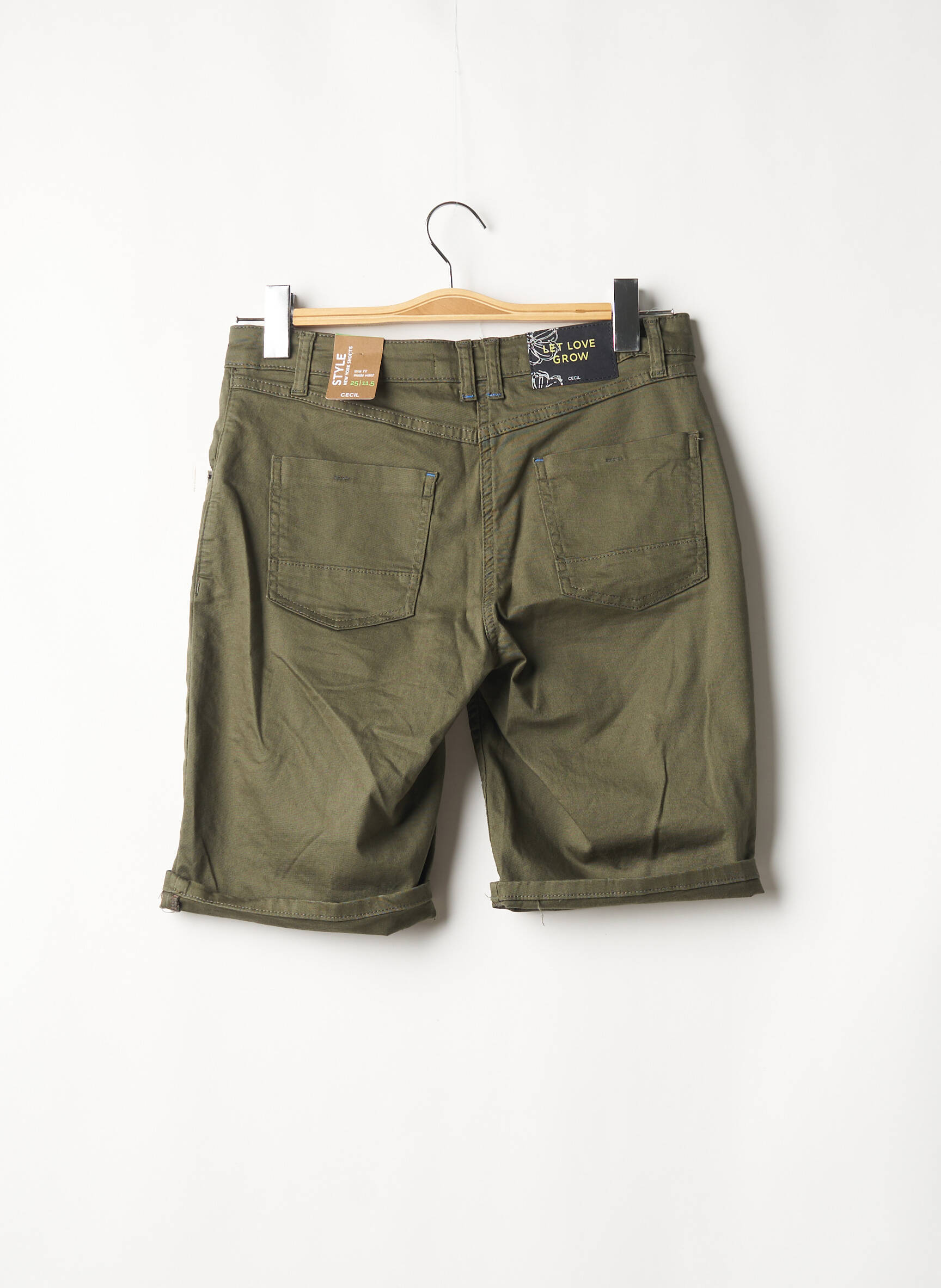 Cecil Bermudas Femme couleur vert