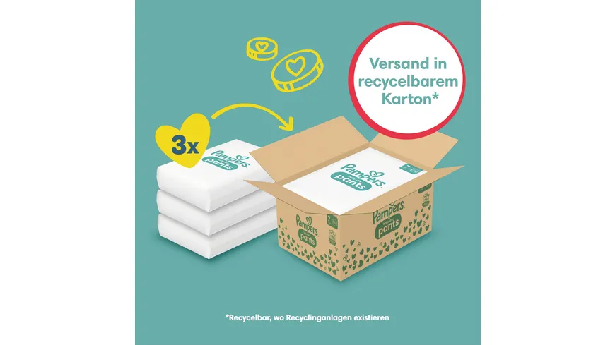 Pampers Baby Dry Pants Gr.7 17+kg Monatsbox