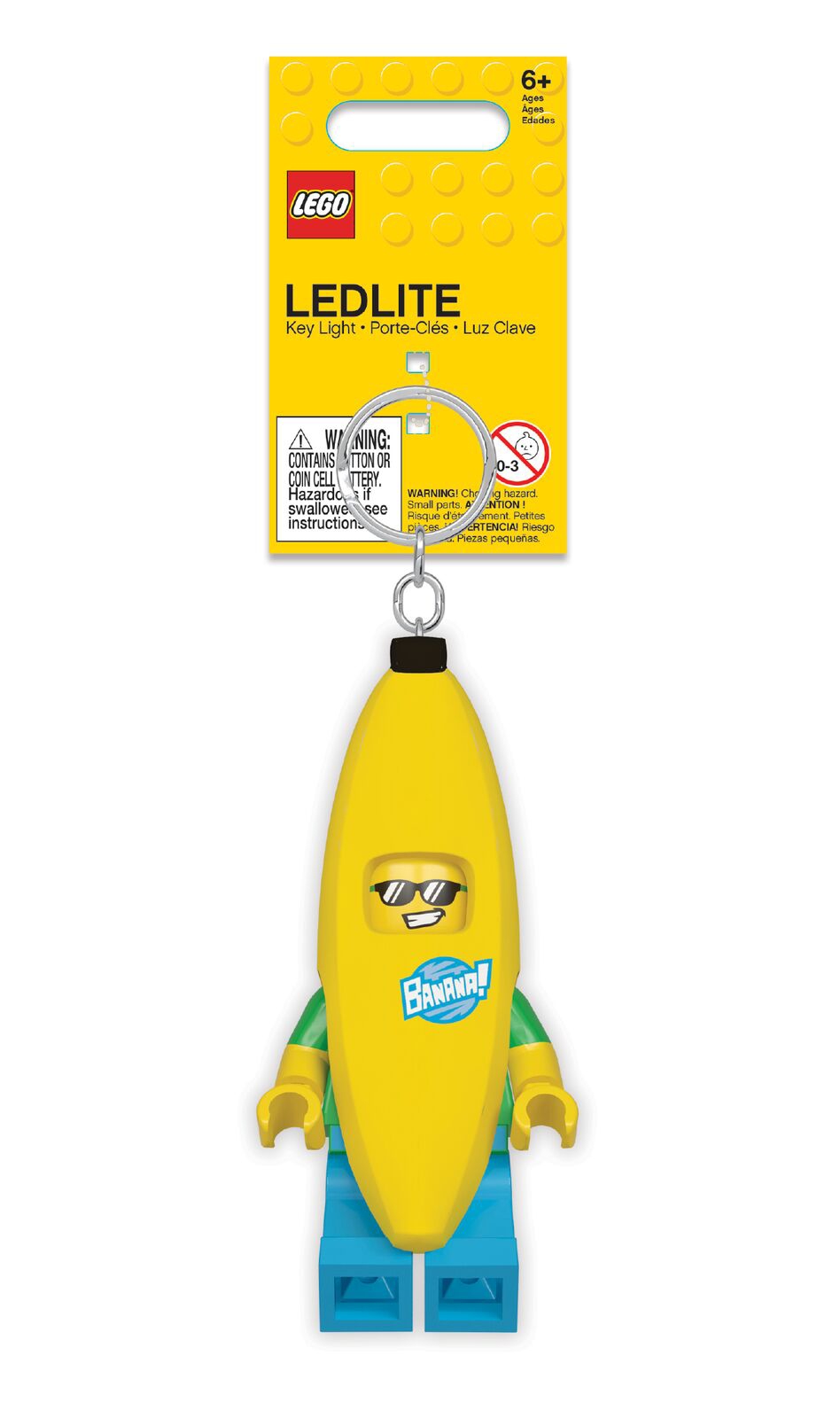 Bananen-Mann – Schlüsselanhänger mit Licht 5005706