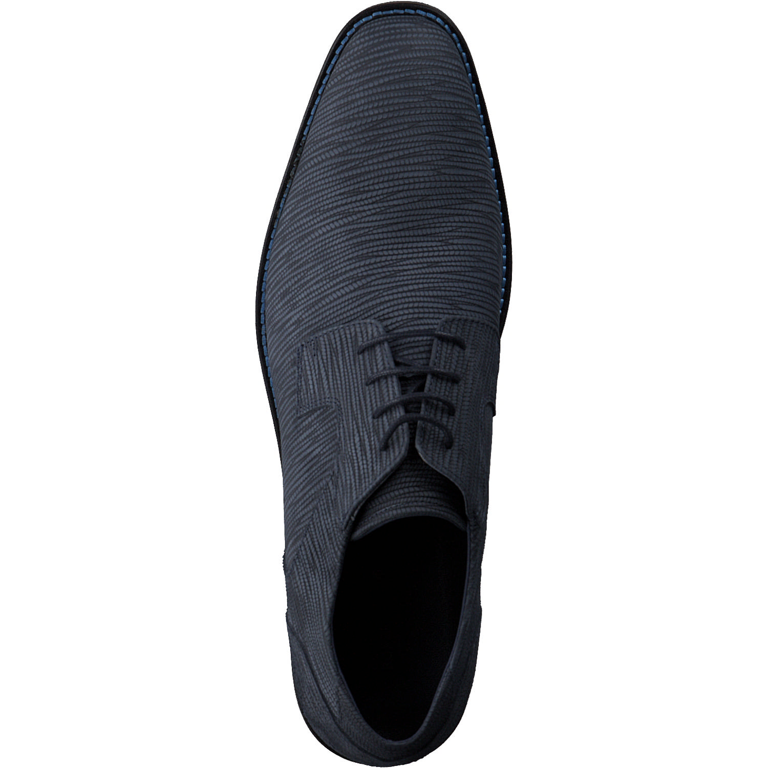 Shoes Unlimited 663 K2 1008A, Klassische Halbschuhe, Herren, Blau/grau