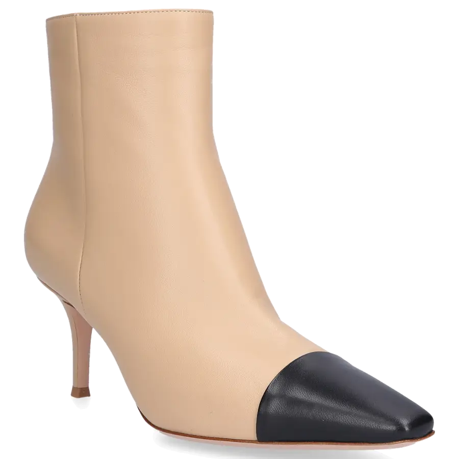 Gianvito Rossi - Stiefeletten LUCY BOOTIE Nappaleder - beige