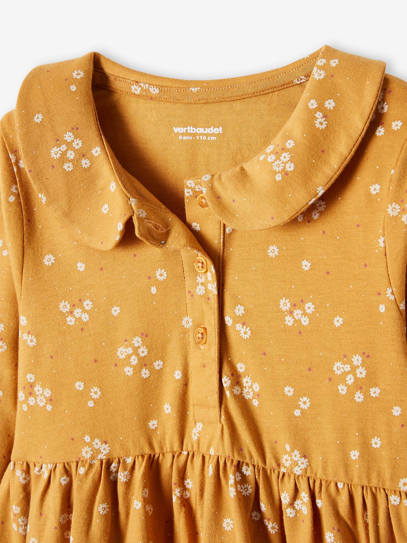 Chemise de nuit fleurie + legging curcuma