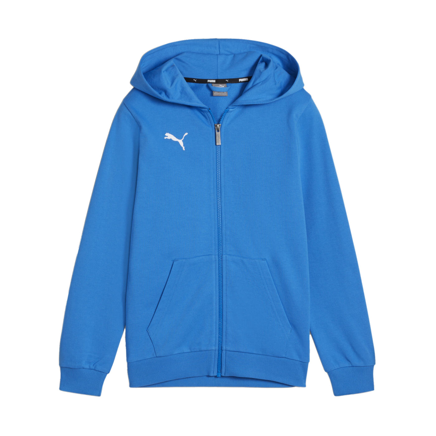 PUMA teamGOAL Casuals Kapuzenjacke Kids Blau F02