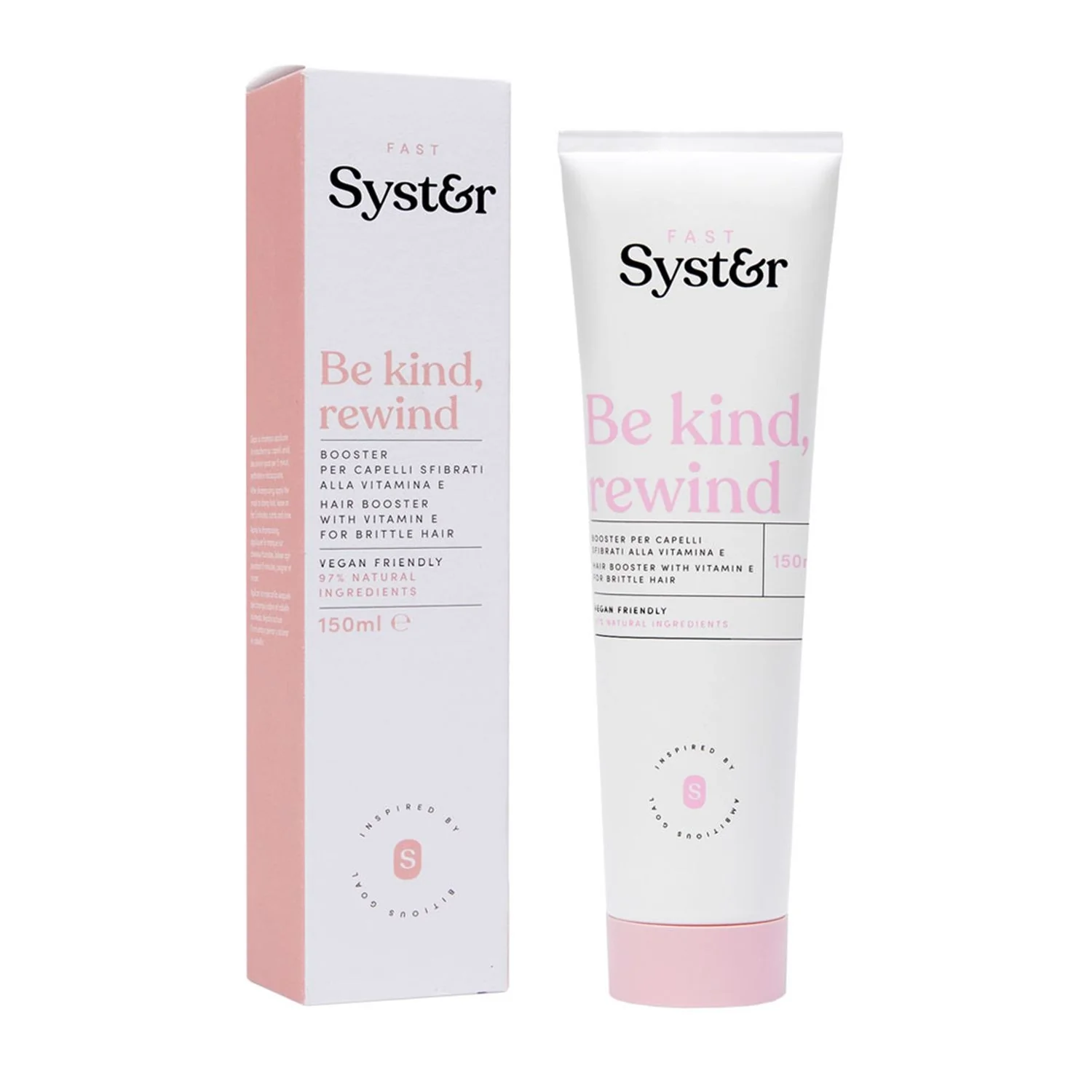 Syster Fast Be Kind, Rewind – Feuchtigkeitsspendende Haarmaske, restrukturierend und aufbauend