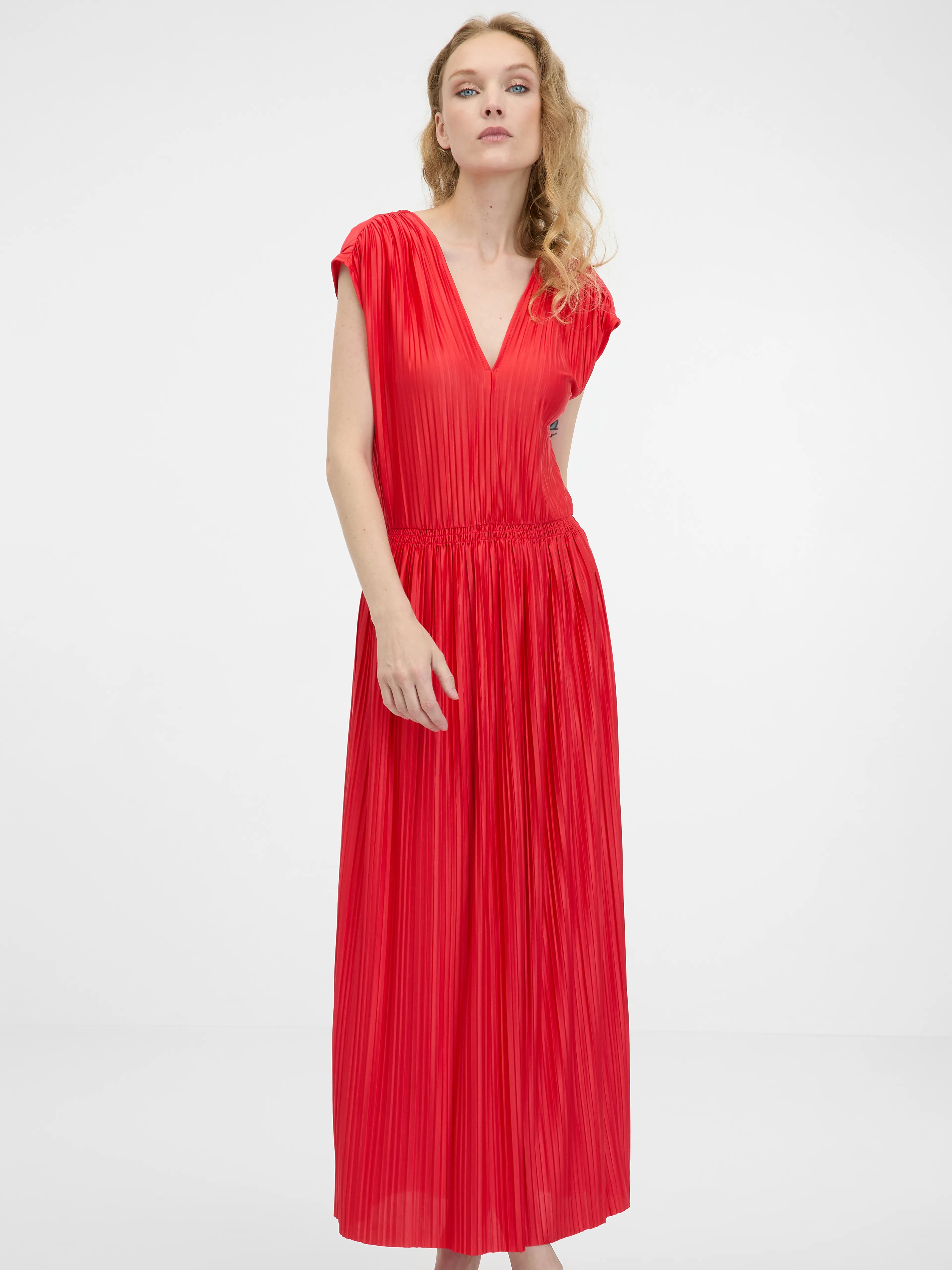Rotes Damen-Midikleid ORSAY