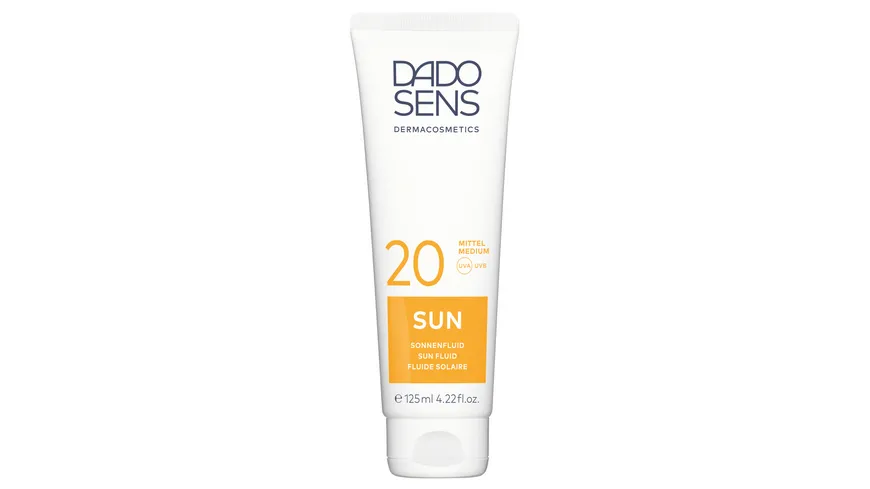 DADO SENS SUN Sonnenfluid SPF 20 - bei sonnenempfindlicher Haut 125 ml