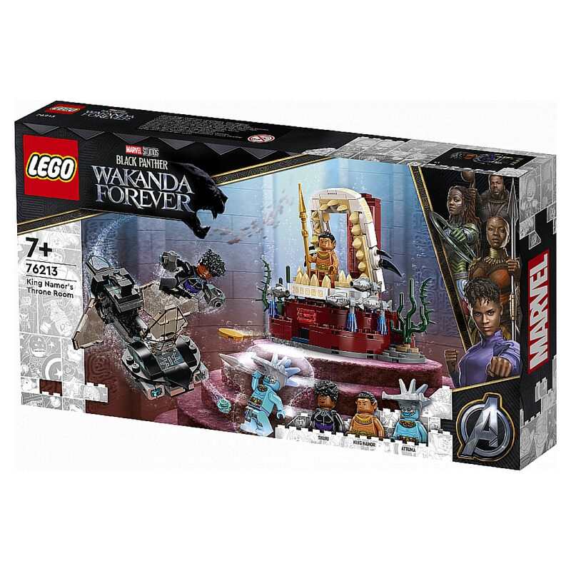 76213 La salle du trône du roi namor LEGO Marvel