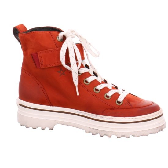 PAUL GREEN Stiefeletten rot ROYAL NUBUK pumpkin