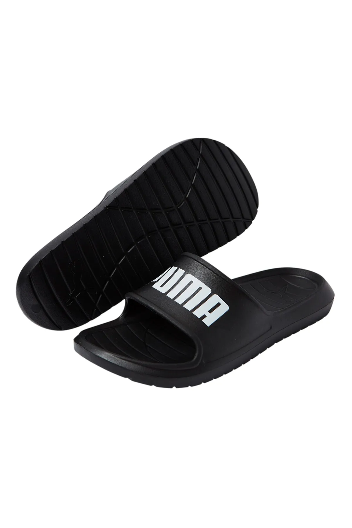 Puma  Sandalette - Schwarz - Flacher Absatz