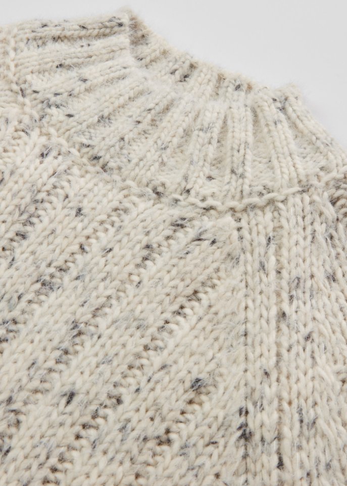 Strickkleid mit Wollanteil