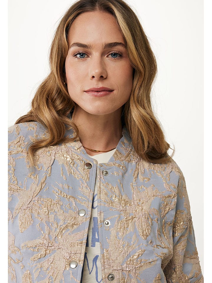 Mexx Blouson in Hellgrau/ Gold günstig kaufen