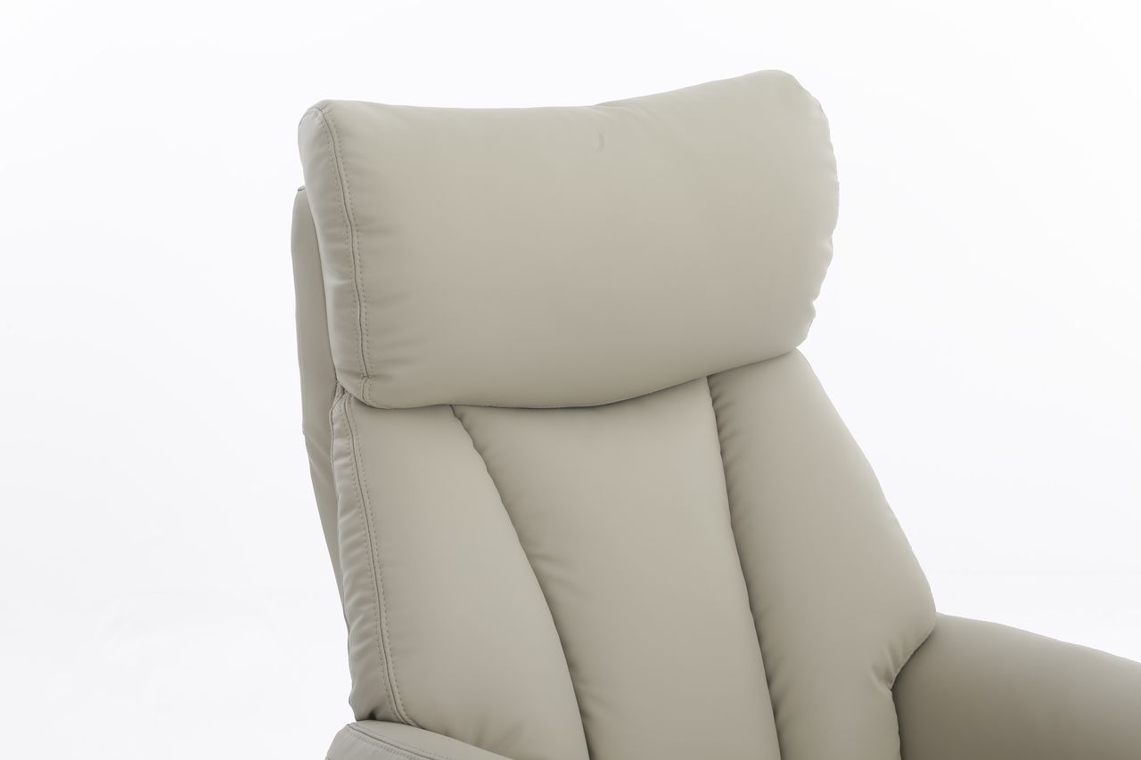 Happy Home Happy Home gepolsteter Relaxsessel mit Hocker HWP61-BEI beige