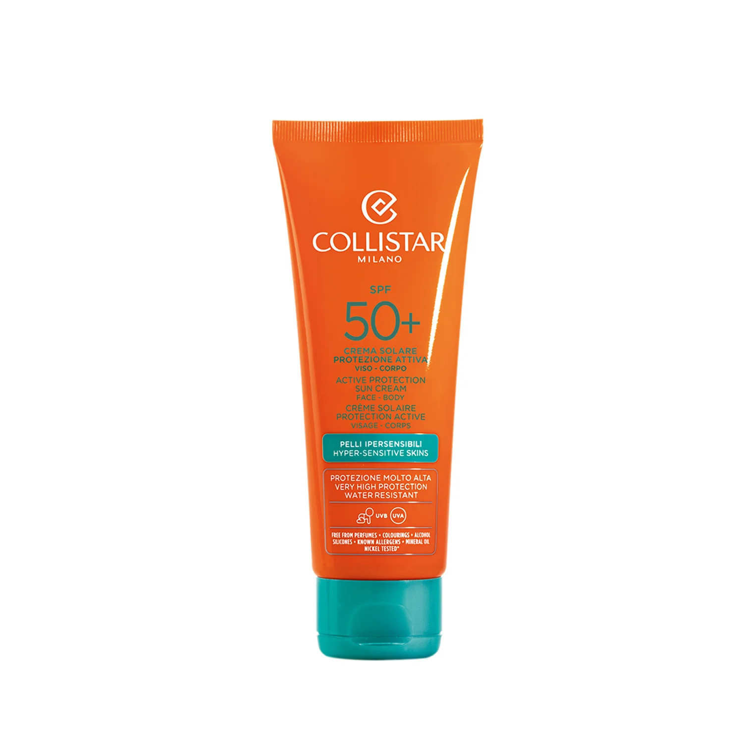 Protetor solar bronzeador com proteção ativa FPS 50+ - Protetor solar corporal de alta proteção, protetor solar facial de alta proteção.