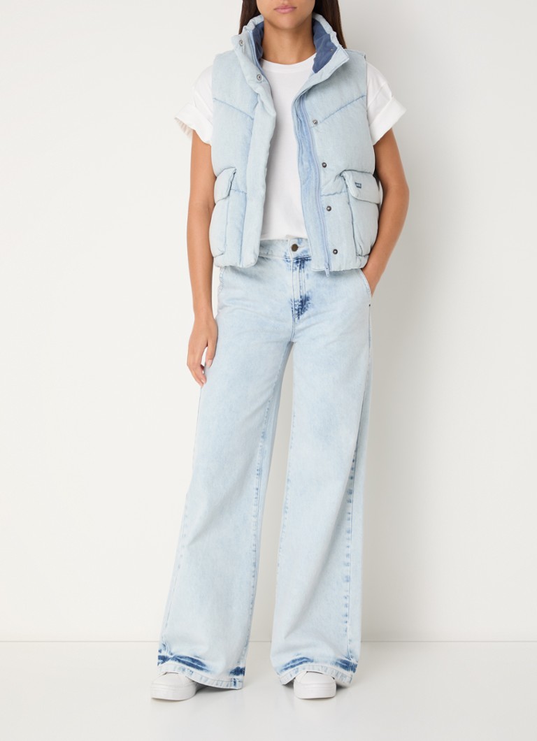 Γιλέκο τζιν Levi's Western με φούσκα και γέμισμα από πούπουλα
