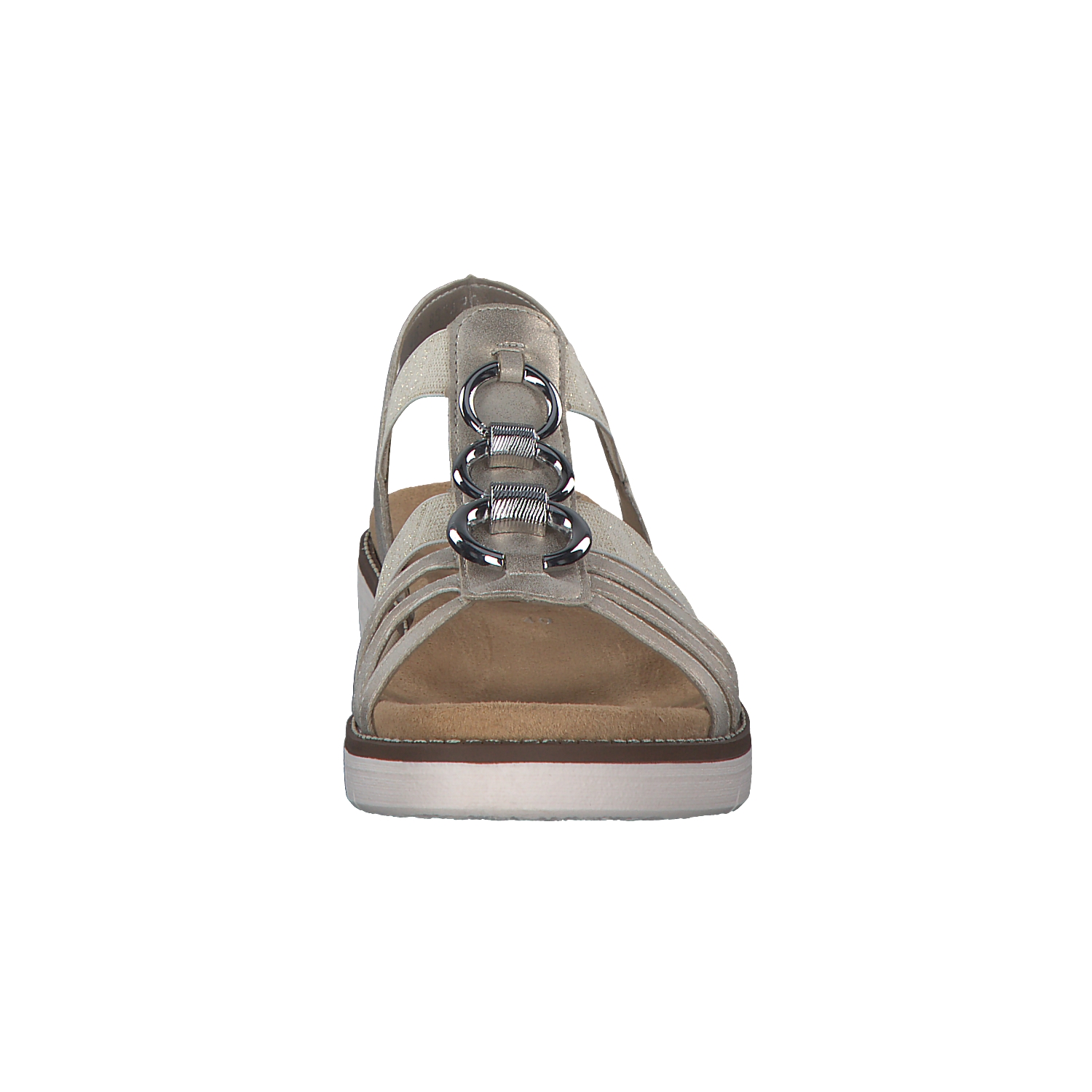 Remonte D2073, Keilsandaletten, Damen, Beige
