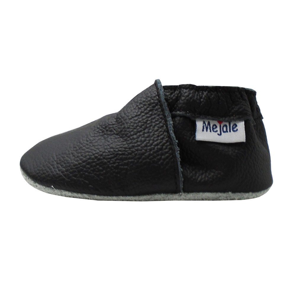 Yalion Weiche Leder Krabbelschuhe Baby Lauflernschuhe Lederpuschen Hausschuh Rutschfest