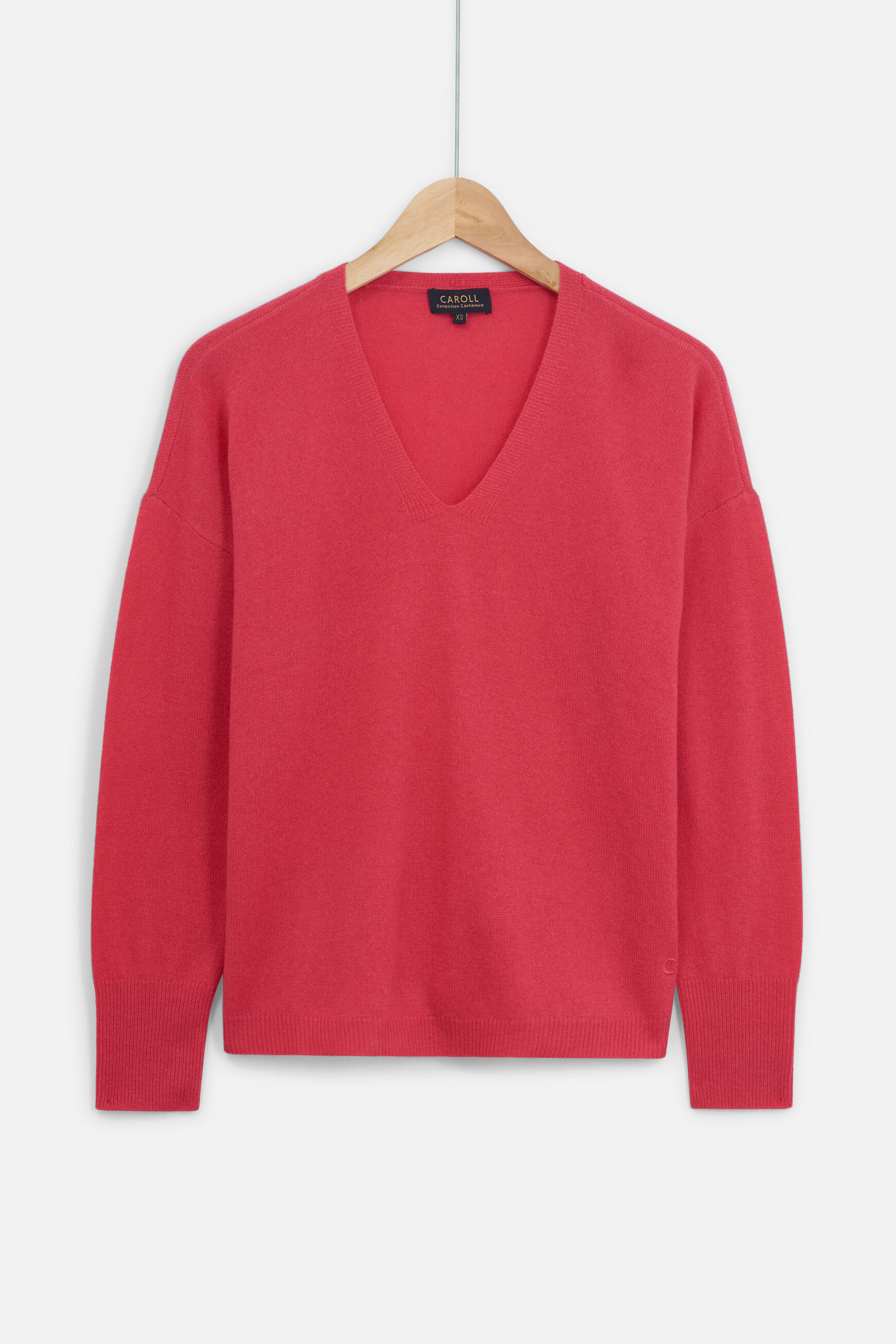 pull gregoire 100% cachemire rose fushia femme