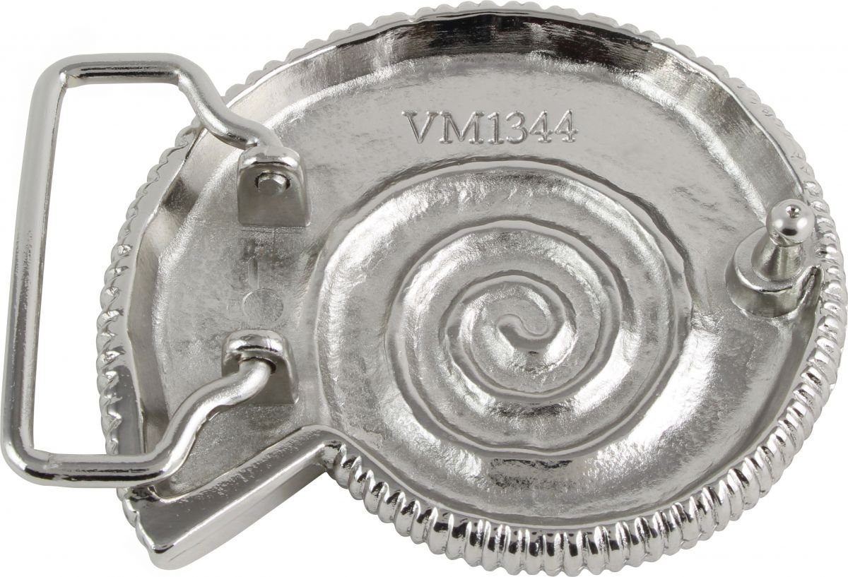 BELTINGER Gürtelschnalle Muschel 4,0 cm - Buckle Wechselschließe Gürtelschließe 40mm - Gürtel bis 4cm