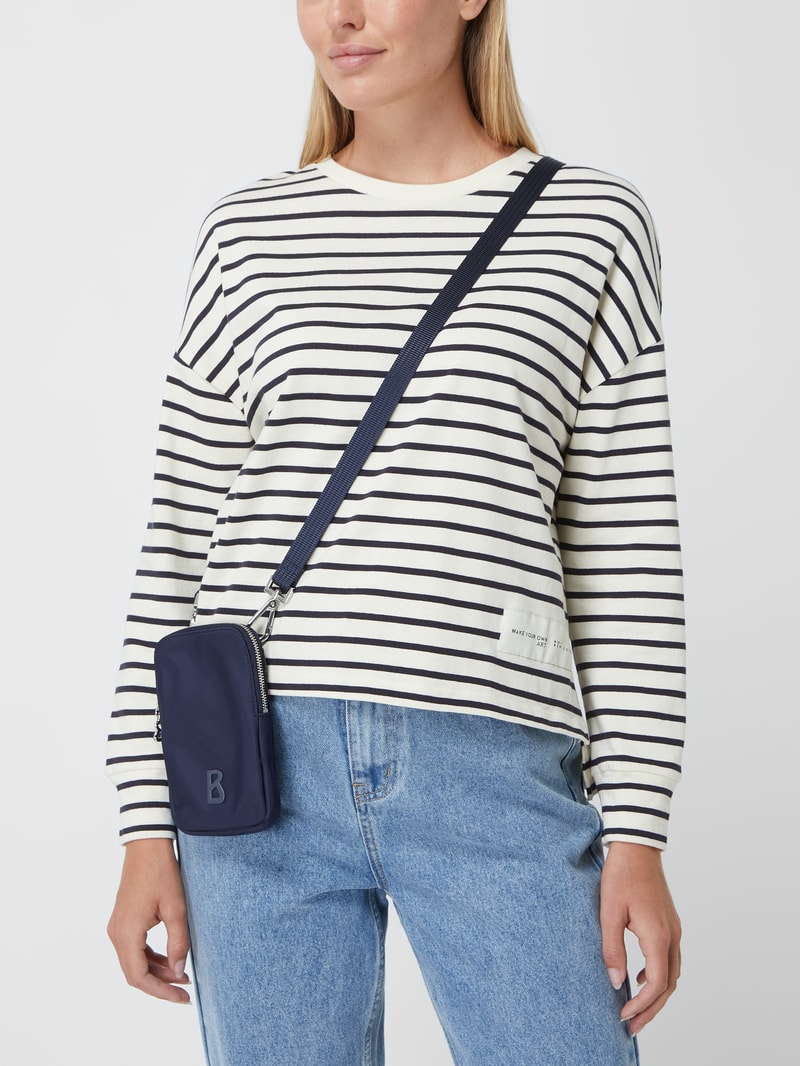 Handytasche mit Logo Modell 'Verbier Play Johanna' in marineblau