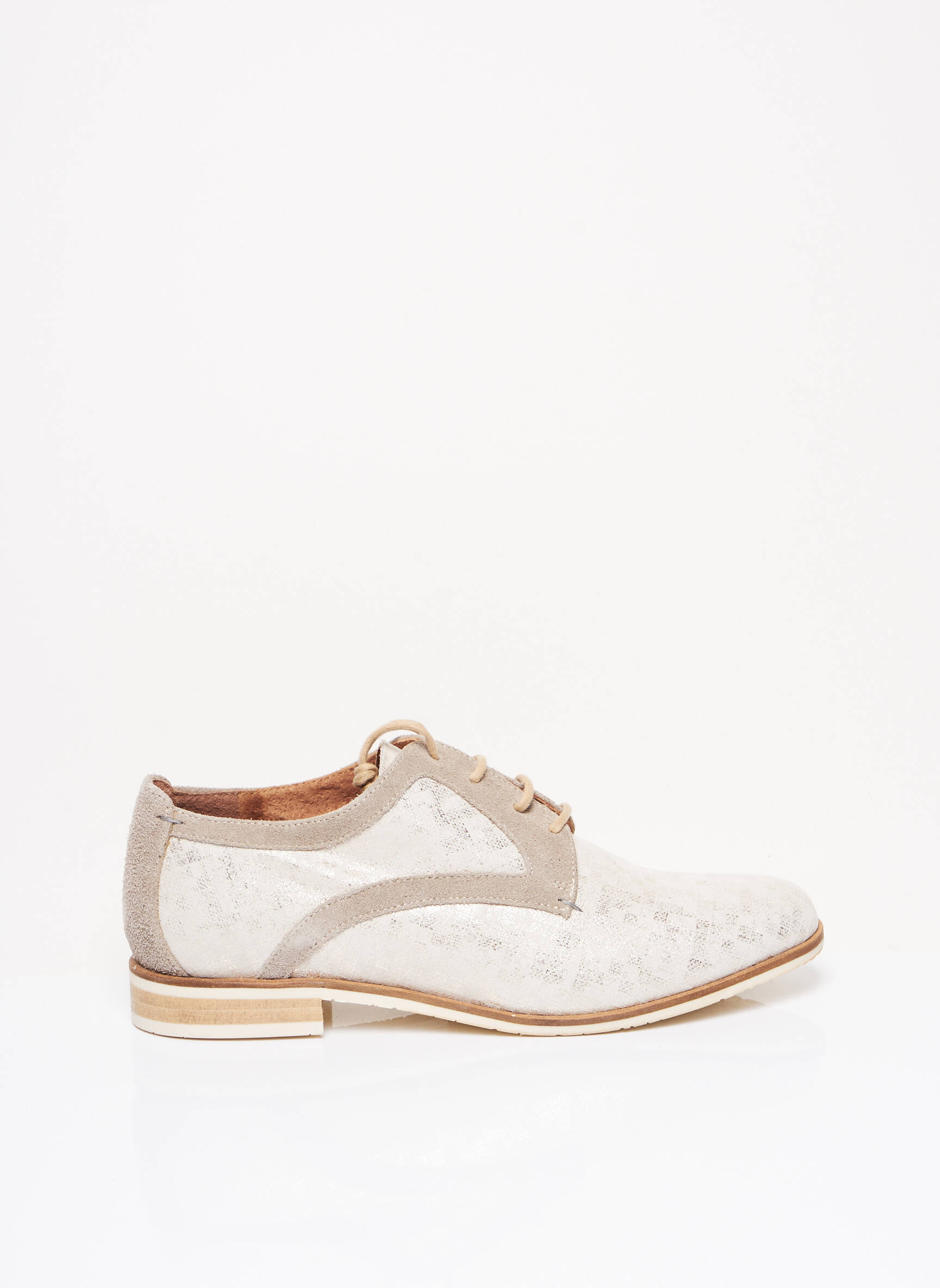 He Spring Derby Femme couleur beige