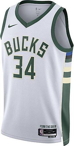 Nike Performance Herren Basketballtrikot NBA MILWAUKEE BUCKS GIANNIS ANTETOKOUNMPO G-SWINGMAN JERSEY ASSOCIATION 2022/23