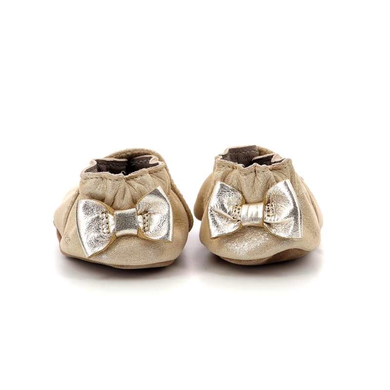 Chaussons cuir tannage vegetal Mini Love