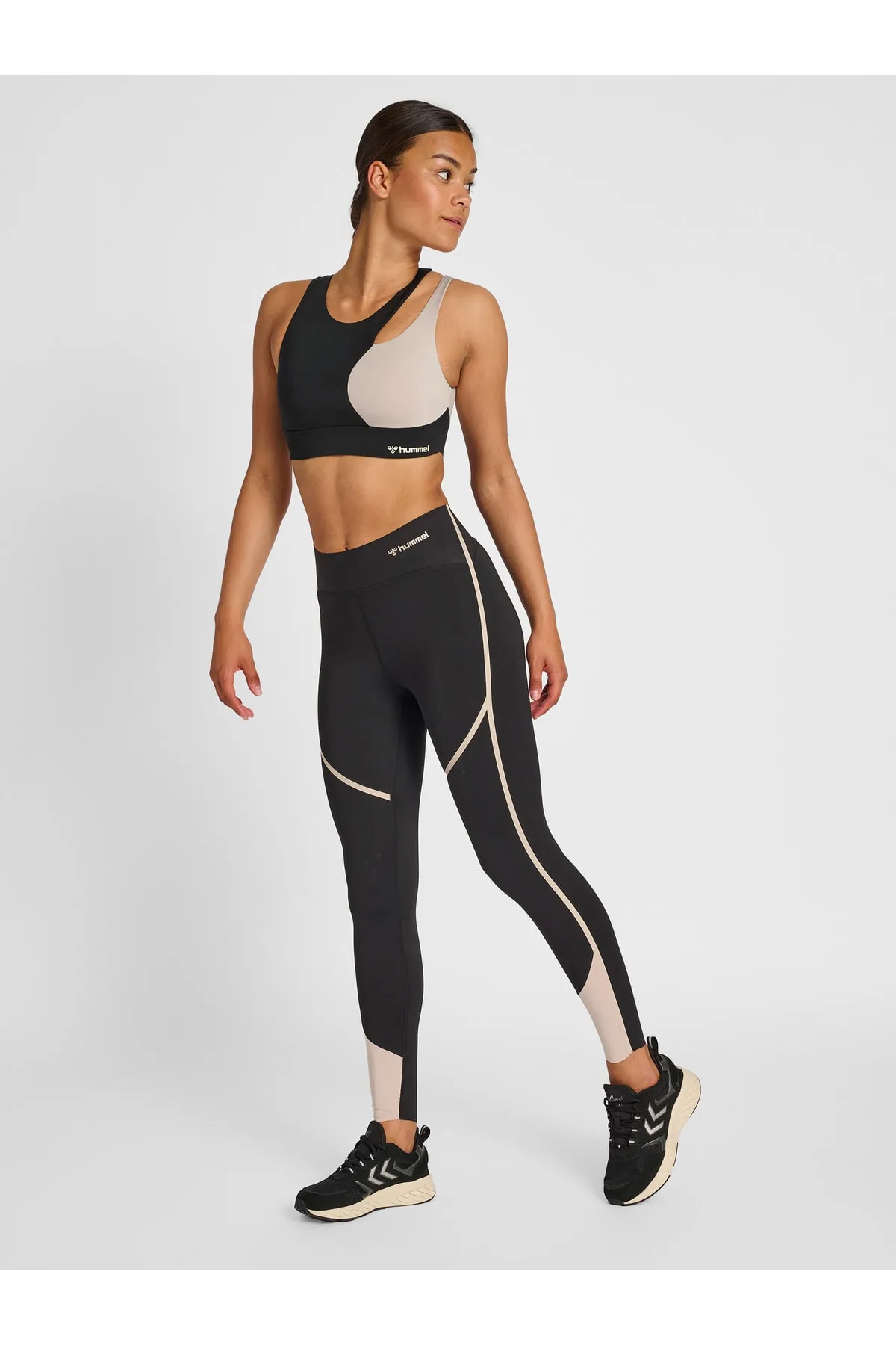hummel  Sport-BH - Schwarz - Lizenzartikel